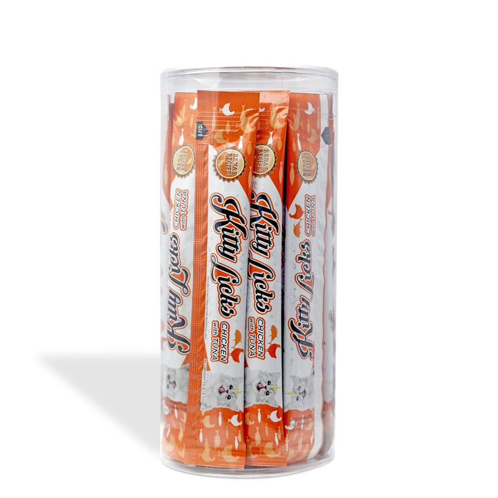 Rena Kitty Licks Chicken Tuna Cat Treat - 15g x 30 tubes