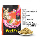ProDiet Adult Ocean Fish & Milk Cat Food-1.2 kg - Zigly
