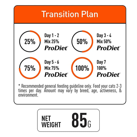 Prodiet Chicken & Tuna Wet Cat Food - 85g - Zigly