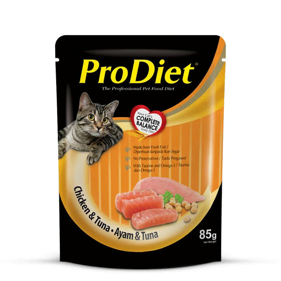 Prodiet Chicken & Tuna Wet Cat Food - 85g - Zigly