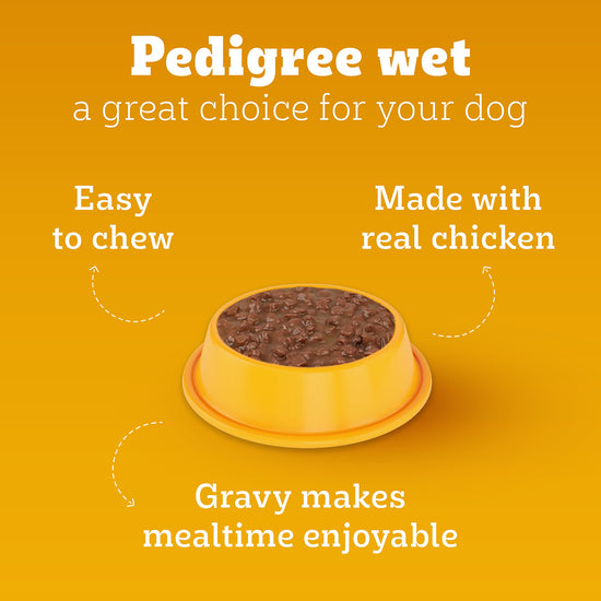 Pedigree Puppy Chicken Liver in Loaf with Vegetables - Wet Dog Food - All Breeds - 70 g