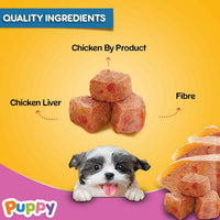 Pedigree Puppy Chicken Liver in Loaf with Vegetables - Wet Dog Food - All Breeds - 70g