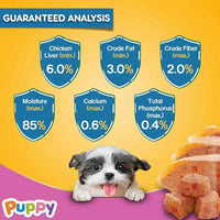 Pedigree Puppy Chicken Liver in Loaf with Vegetables - Wet Dog Food - All Breeds - 70g - Zigly
