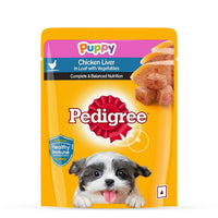 Pedigree Puppy Chicken Liver in Loaf with Vegetables - Wet Dog Food - All Breeds - 70g