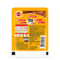 Pedigree Adult grilled Liver Chunks In Gravy With Vegetables - Wet Dog Food - 70g