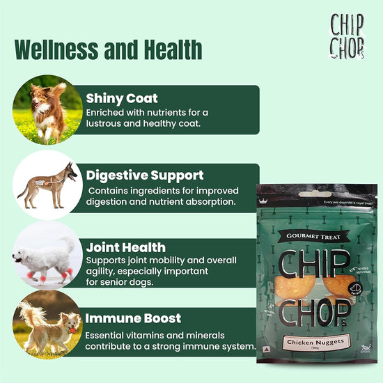 Chip Chops Chicken Nuggets Dog Meaty Treat - 100g