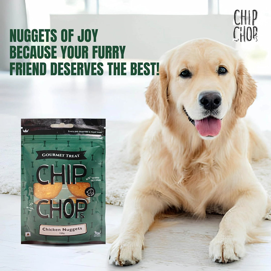 Chip Chops Chicken Nuggets Dog Meaty Treat - 100g