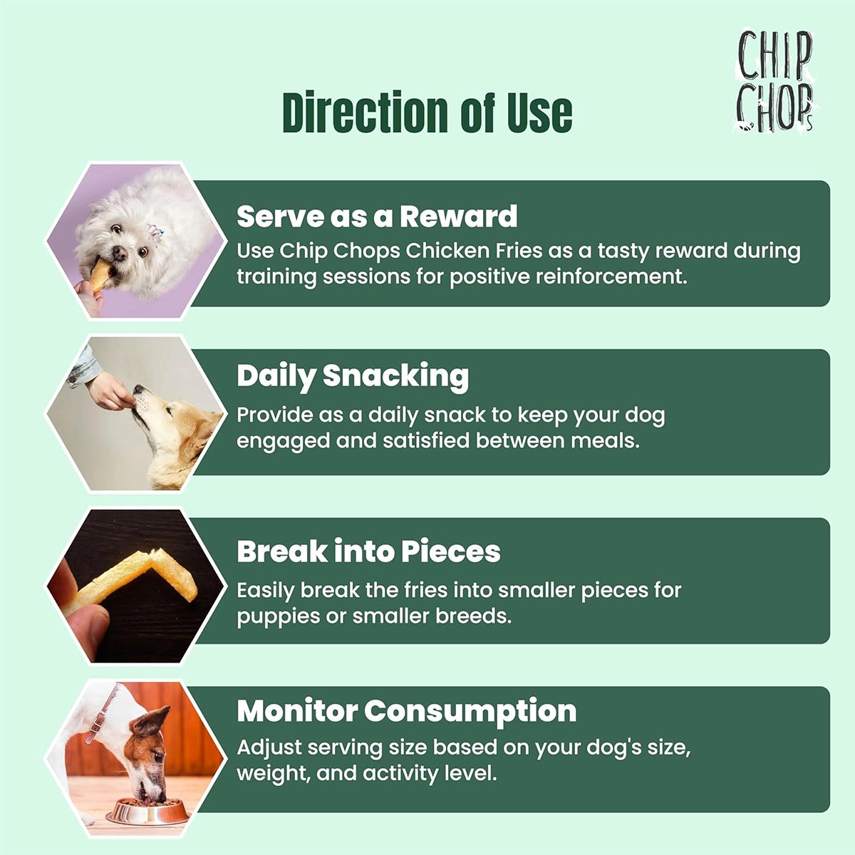 Chip Chops Chicken Nuggets Dog Meaty Treat - 100g