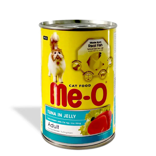 Me-O Tuna in Jelly Canned Wet Cat Food - All Breed Adult - 400g - Zigly