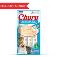 Inaba Churu Tuna With Scallop Cat Meaty Creamy Treat - 56g
