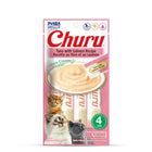Inaba Churu Tuna with Salmon Recipe Lickable Puree Cat Treats (56g)