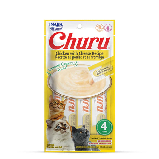 Inaba Churu Chicken with Cheese Meaty Creamy Cat Treat - 56gm