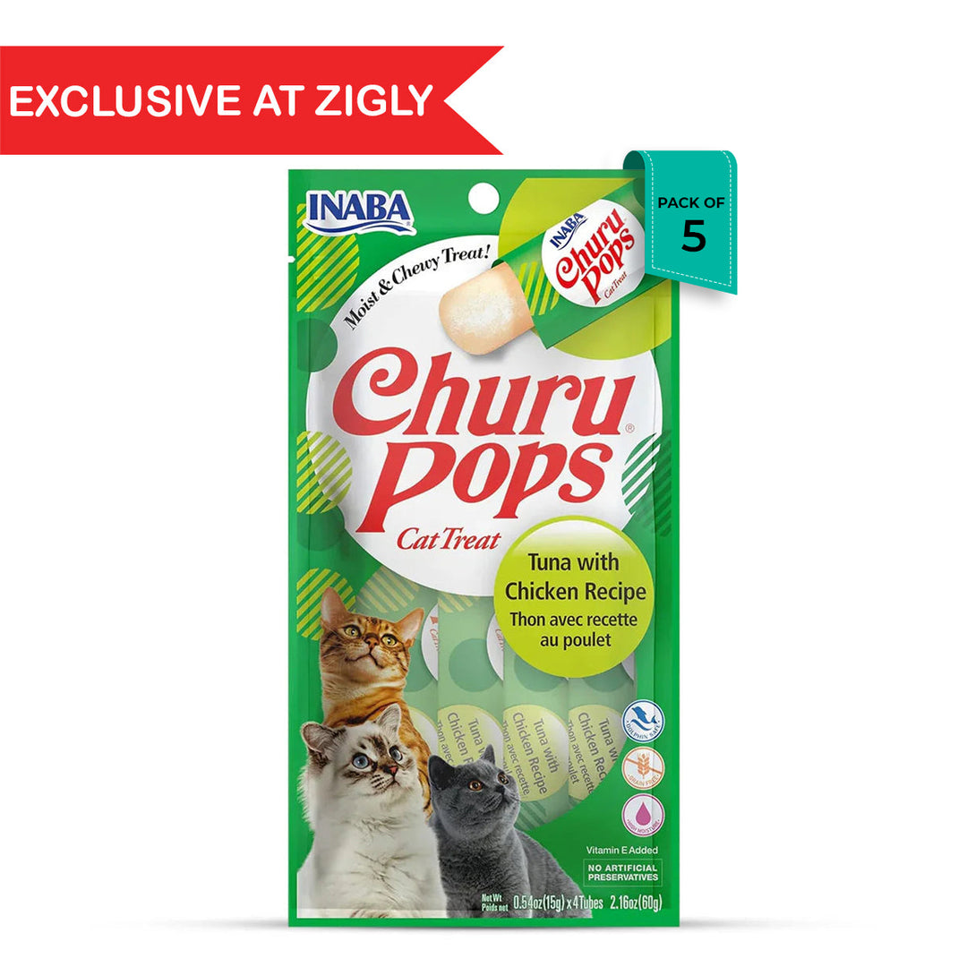 Inaba Churu Pops Tuna Chicken Cat Treat - 60gm