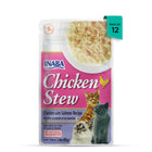 Inaba Chicken Stew Chicken n Salmon Recipe Wet Cat Food - All Breeds and Life Stages - 40g