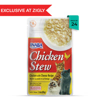 Inaba Chicken Stew Chicken n Cheese Recipe Wet Cat Food - All Breeds and Life Stages - 40g
