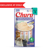 Inaba Churu Tuna Recipe With Clam Flavor Creamy Meaty Cat Treat - 42gm