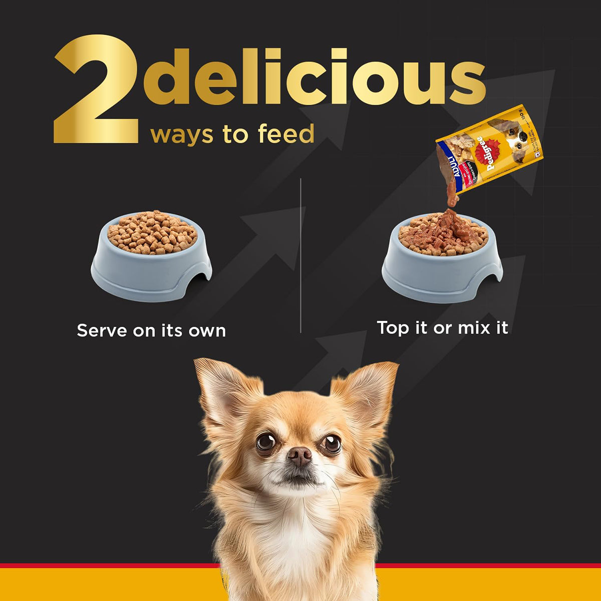 Pedigree Pro Adult Small Breed Dog Dry Food - 9 Months Above - 3kg