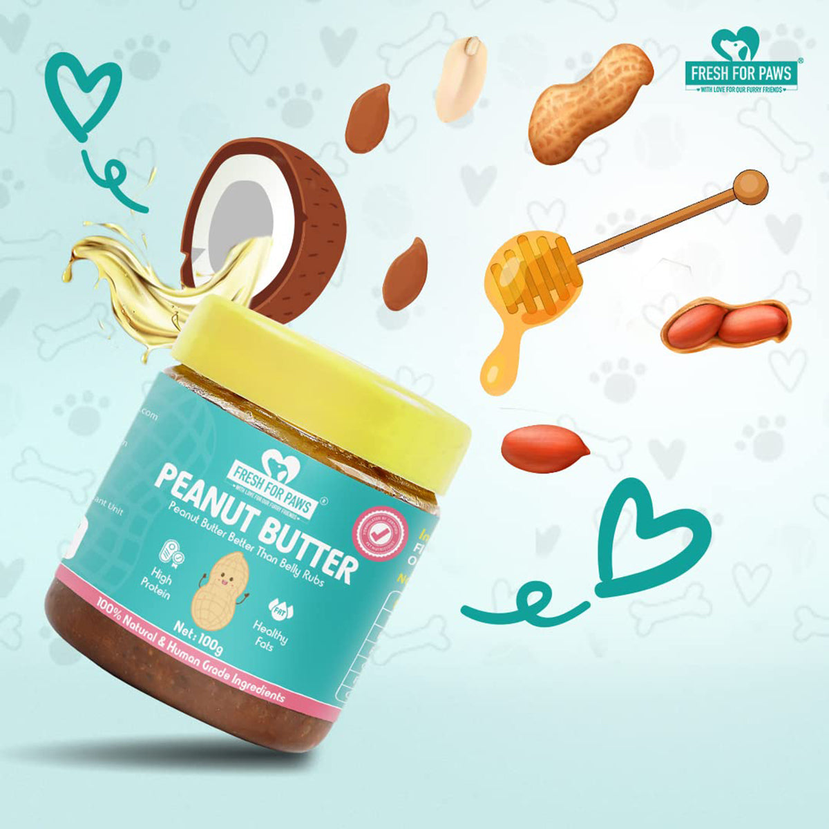 Fresh For Paws Peanut Butter Dog Treat