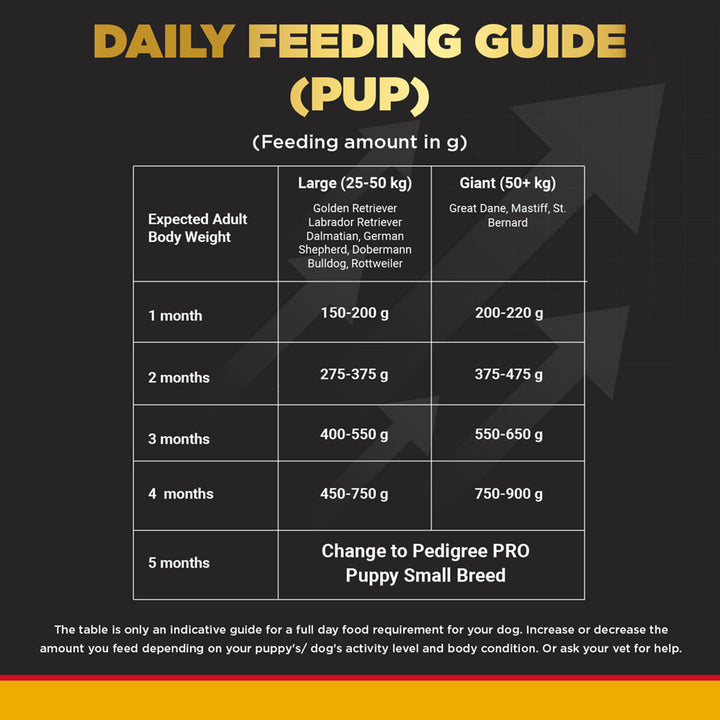 Pedigree PRO Expert Nutrition Dry Dog Food - Large Breed Starter for Lactating/Pregnant Mothers & Pups (3-12 Weeks) - 3kg