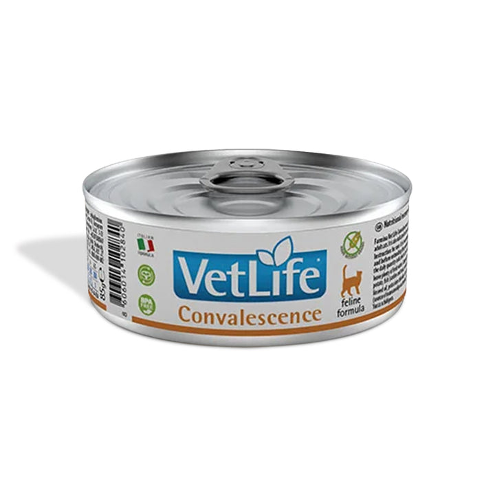 Farmina Vet Life Natural Diet Convalescence Wet Cat Food - All Breed Adult - (12 Cans) X 85gs - 1.02kg