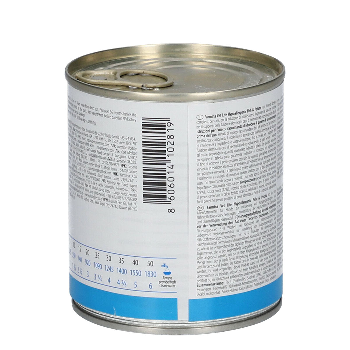Farmina Vet Life Natural Diet Hypoallergenic Fish & Potato Wet Dog Food - All Breed Adult - 300g