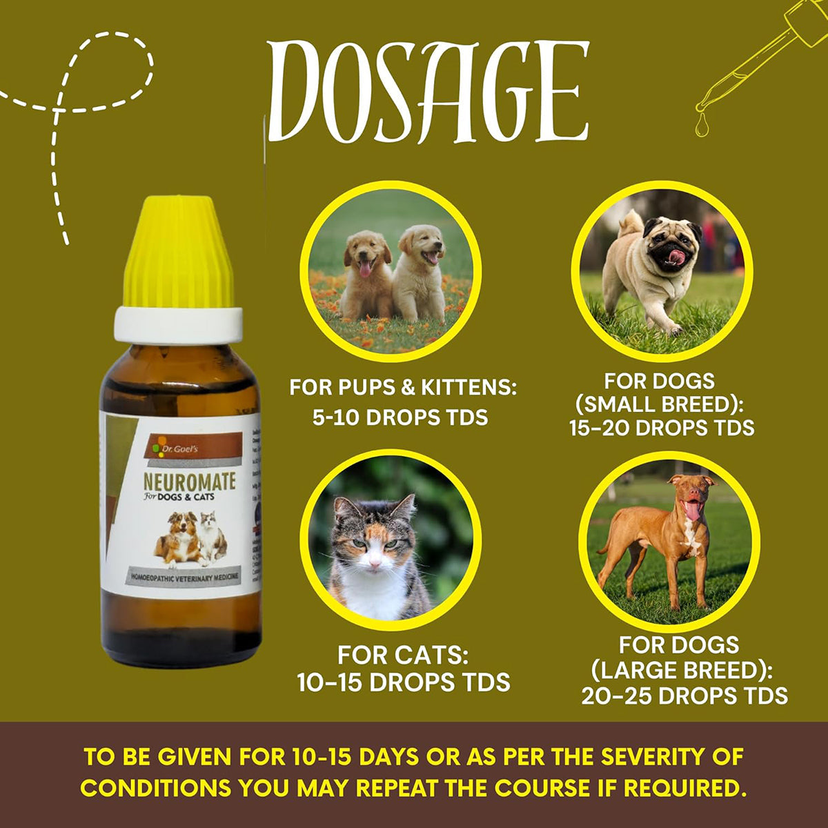 Dr Goel's Neuromate for Dogs and Cats (30ml)