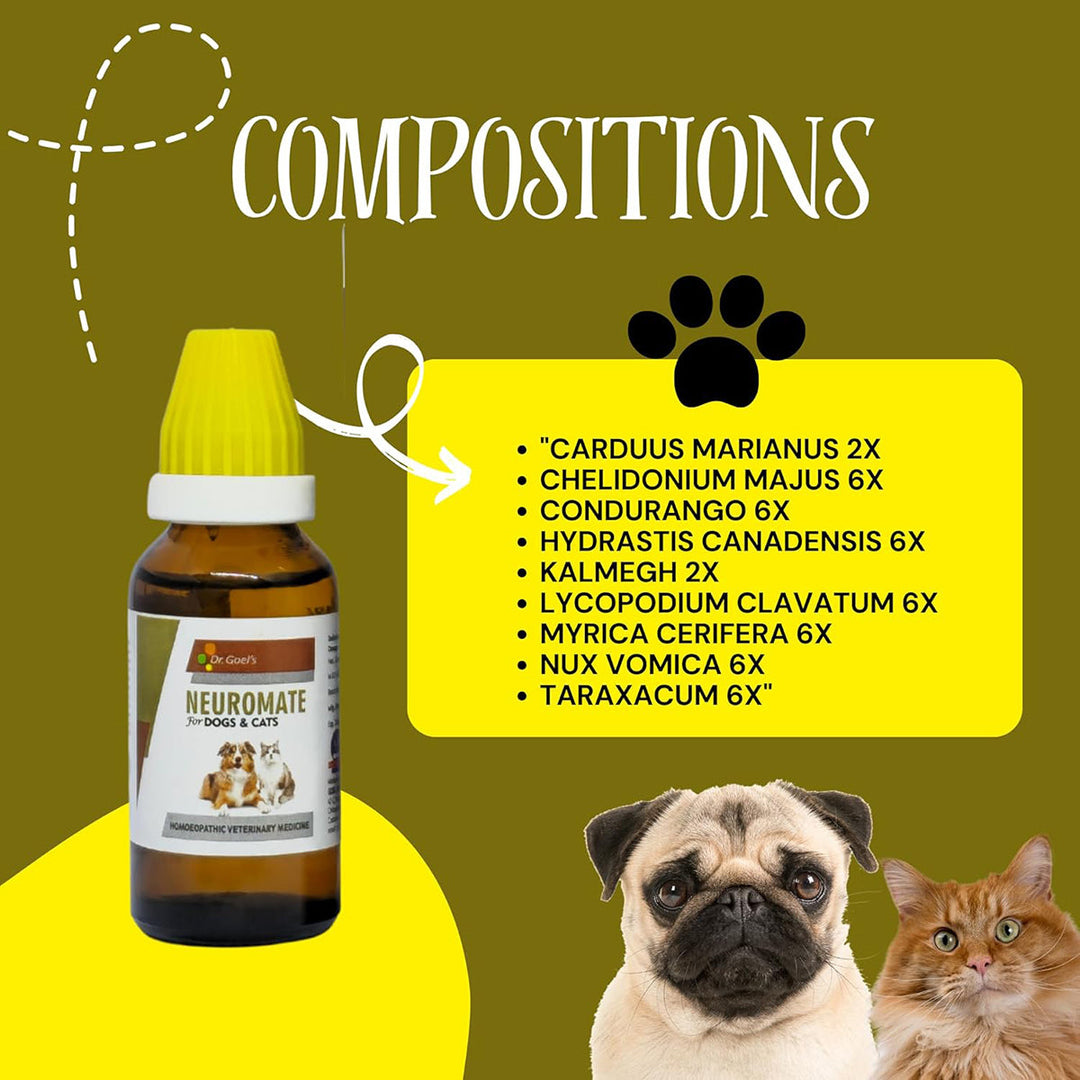 Dr Goel's Neuromate for Dogs and Cats (30ml)