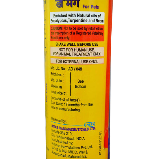 Intas D Mag Wound Care Spray for Dogs - 60ml