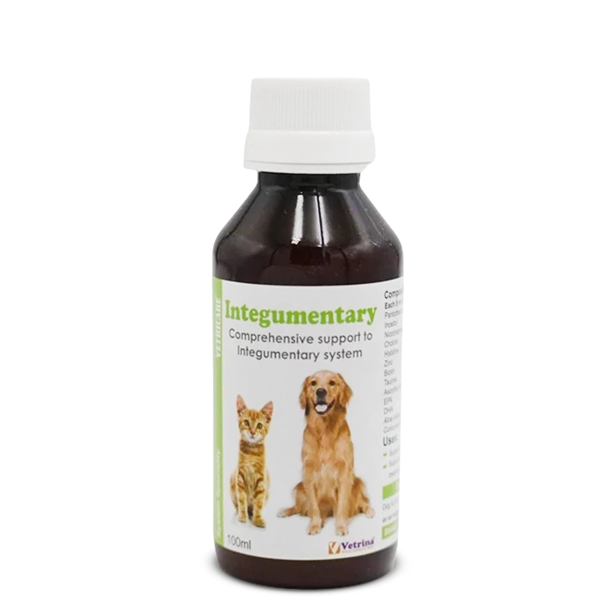 Vetricare Integumentary Syrup for Dogs and Cats - 100ml