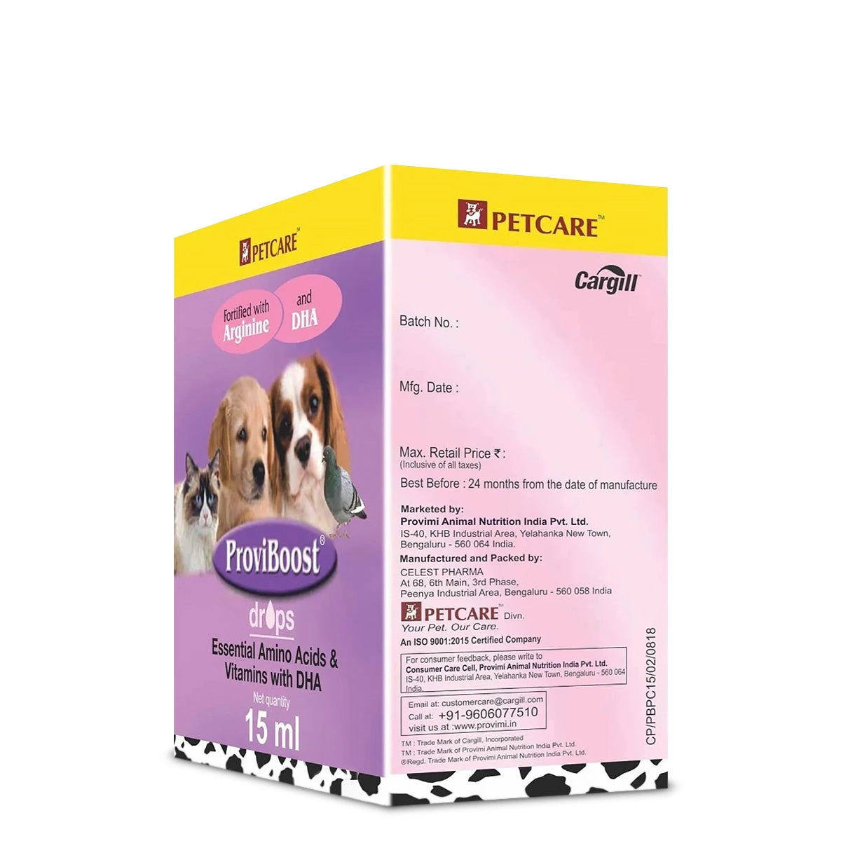 Petcare Proviboost drops Multi Vitamin Supplement for Dogs - 15ml