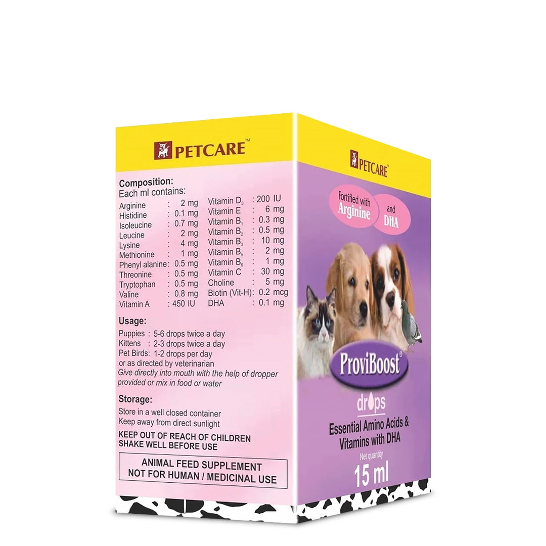 Petcare Proviboost drops Multi Vitamin Supplement for Dogs - 15ml