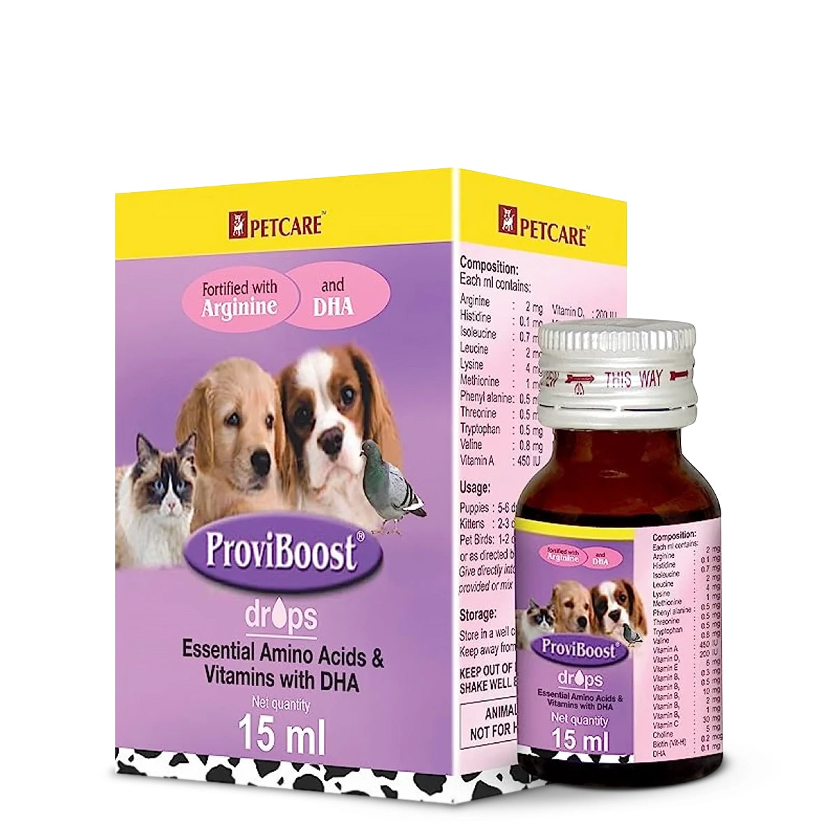 Petcare Proviboost drops Multi Vitamin Supplement for Dogs - 15ml