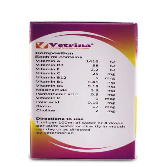 Vetrina Vetrivit Rabbit Multivitamin Supplements - 30ml