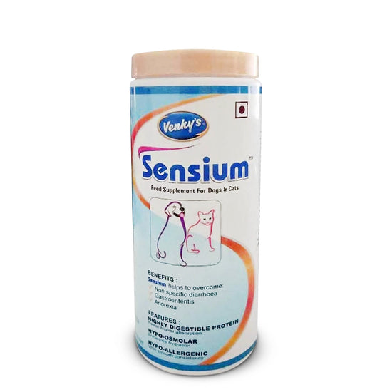 Venkys Sensium Powder Feed Supplement for Dogs and Cats - 200g