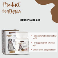 Poop Repel Tablets Coprophagia Aid for Dogs & Puppies - 30 Tablets