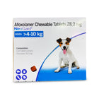 Nexgard (Afoxolaner) 28.3mg Chewable Flea & Tick Tablet for Dogs 4-10kg (1 Tablet)
