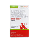 Savavet Strongbeat (L-Carnitine, Taurine & CoQ10) Heart Support Tablet for Dogs & Cats (Pack of 30 Tablets)