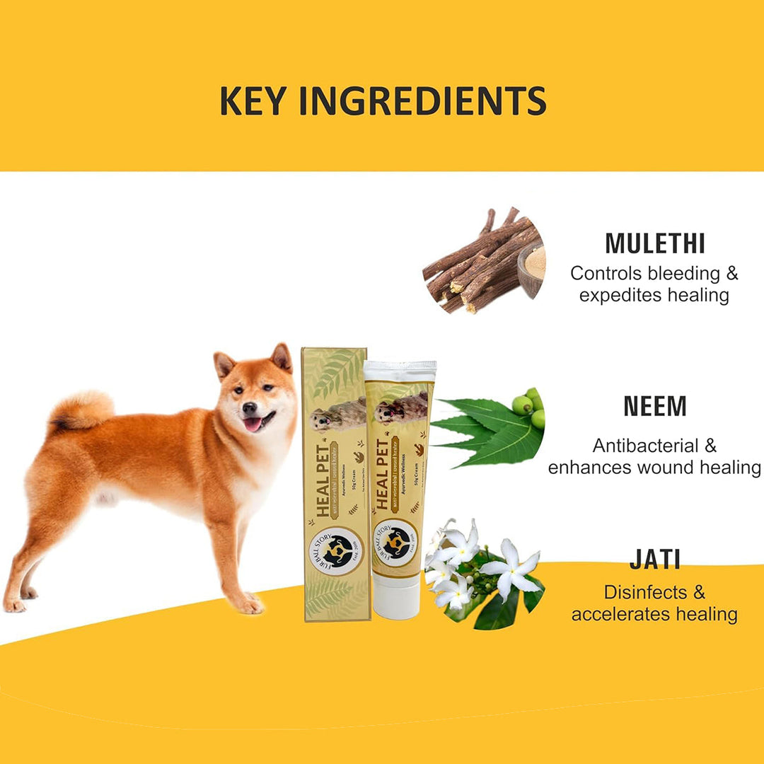 Fur Ball Story Heal Pet Veterinary Herbal Ointment - 50g