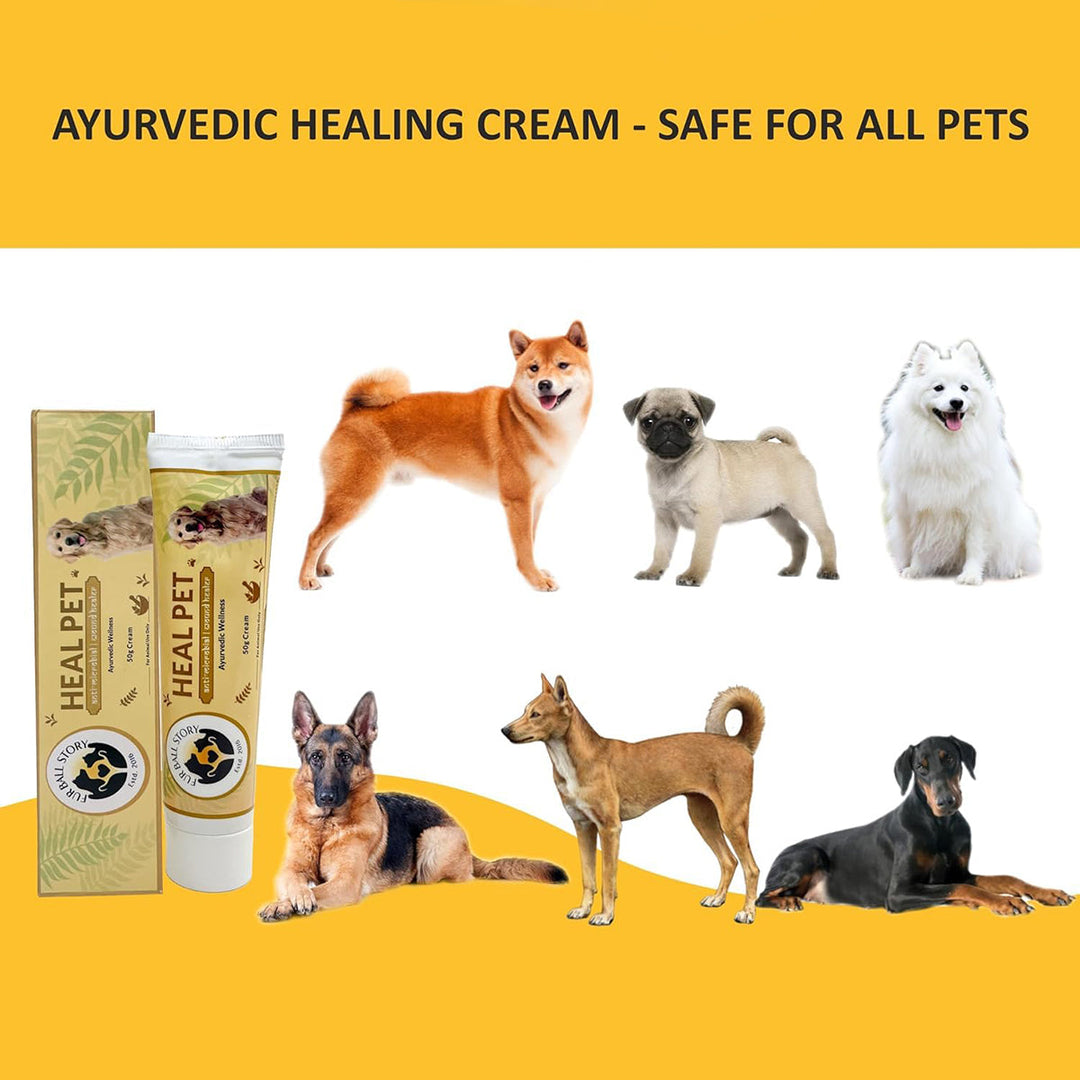 Fur Ball Story Heal Pet Veterinary Herbal Ointment - 50g