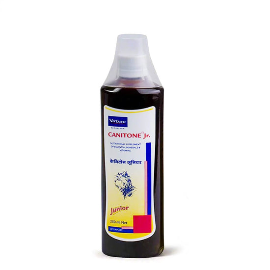 Virbac Canitone Junior Multivitamin Syrup for Dogs and Cats (250ml)