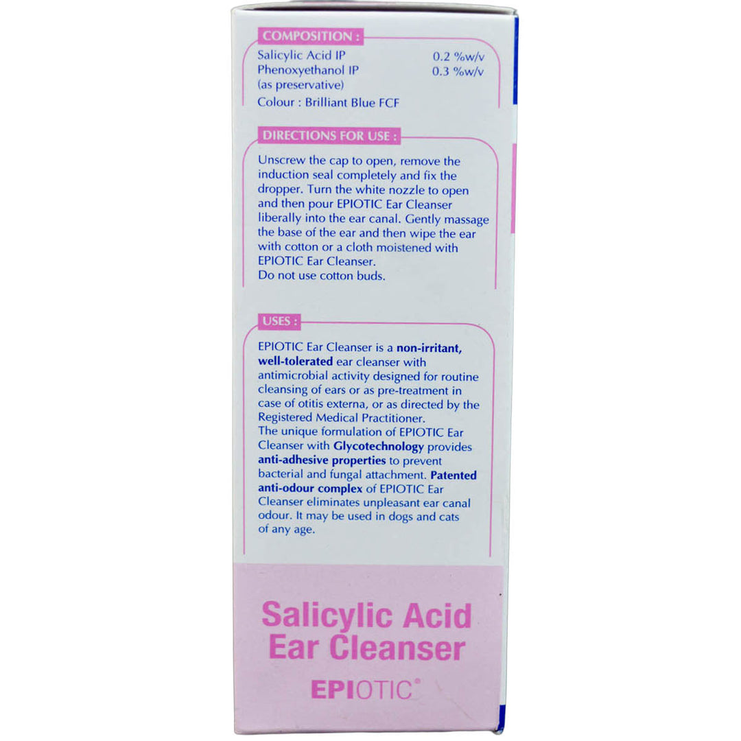 Virbac Epiotic - Ear Cleanser for Dogs and Cats - 100ml