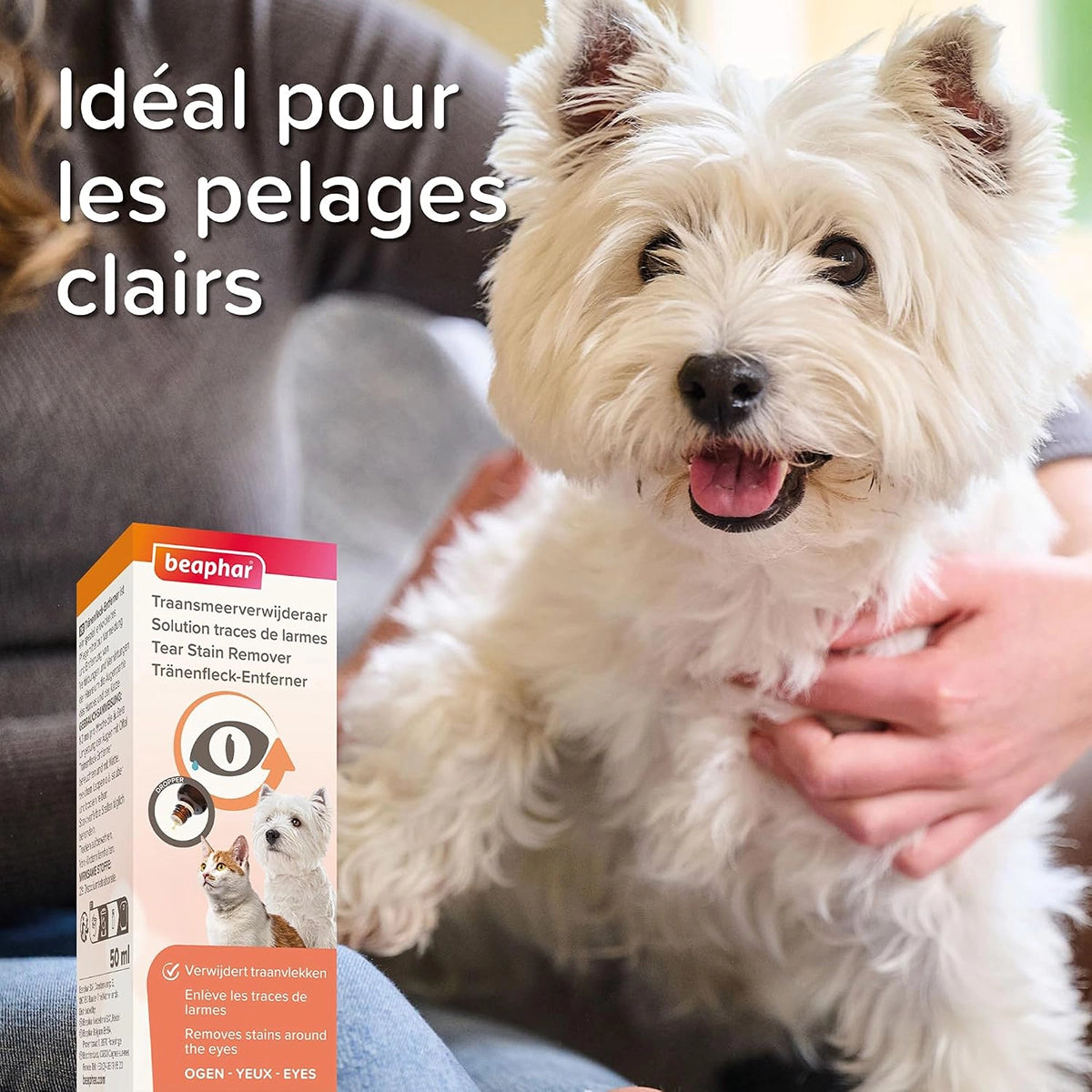Beaphar Oftal Tear Stain Remover Pet Eye Care - 50ml