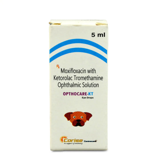 Corise Opthocare KT Eye Drops (Moxifloxacin Ketorolac) for Dogs & Cats (5ml)