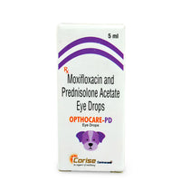 Corise Opthocare PD Eye Drops (Moxifloxacin Prednisolone) for Dogs and Cats (5ml)