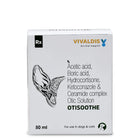 Vivaldis Otisoothe (Ketoconazole, Hydrocortisone & Ceramide) Ear Drops for Dogs & Cats (50ml)
