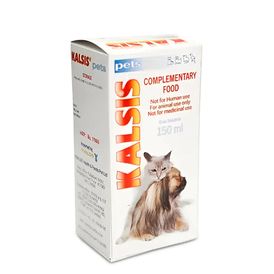 Vivaldis Kalsis Pet Syrup Calcium Supplement for Dogs and Cats (150ml)