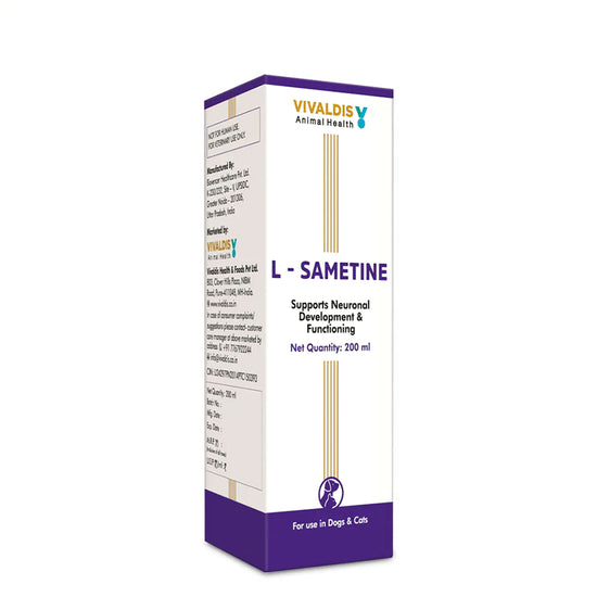 Vivaldis L Sametine Syrup for Dogs and Cats (200ml)
