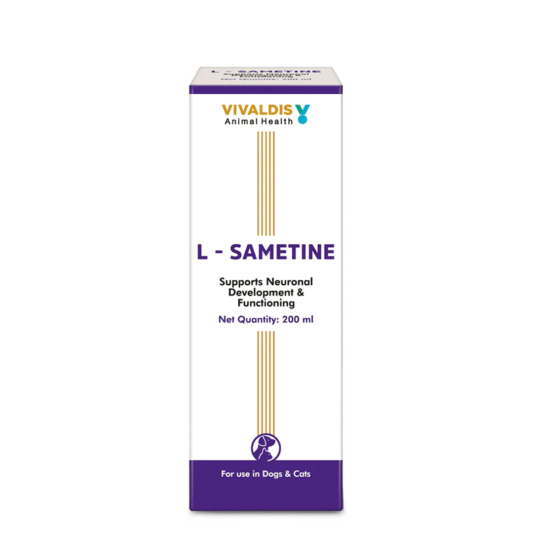 Vivaldis L Sametine Syrup for Dogs and Cats (200ml)