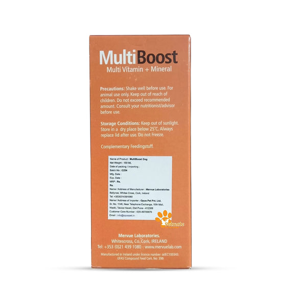 Mervue Multiboost Syrup for Dogs - 150ml