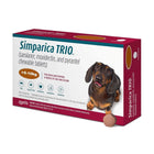 Zoetis Simparica TRIO (Sarolaner, Moxidectin & Pyrantel) Chewable Tablet for Dogs 5-10kg (1 Tablet)